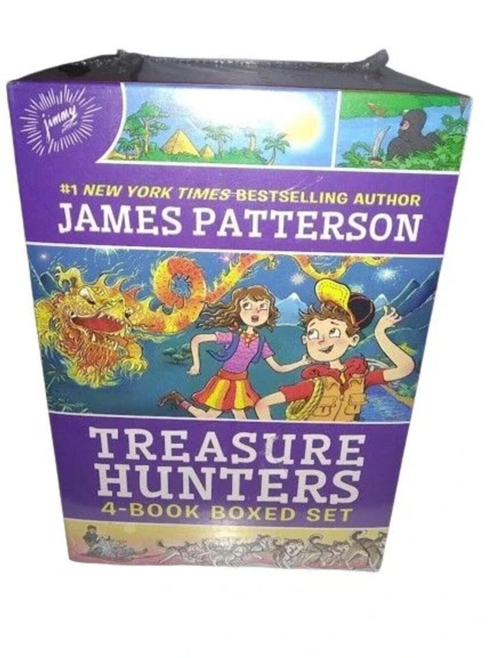 James Patterson Treasure Hunters: 4 Book Boxed Set New Sealed